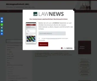 Aktiengesellschaft.ch(Einleitung) Screenshot