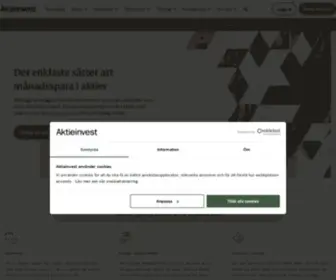 Aktiesparinvest.se(Välkommen) Screenshot