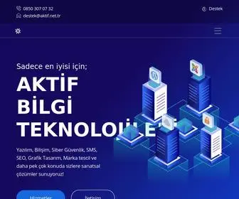 Aktif.net.tr(Aktif Bilgi Teknolojileri) Screenshot