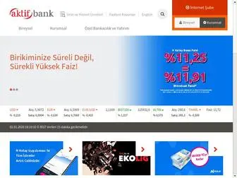 Aktifbank.com.tr(Aktifbank) Screenshot
