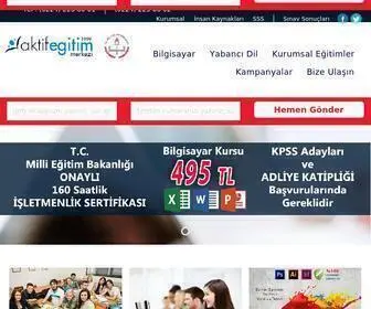 Aktifegitim.com.tr(Ngilizce) Screenshot