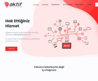 Aktifguvenlik.com.tr(Güvenliğiniz Her Zaman Aktif Olsun) Screenshot