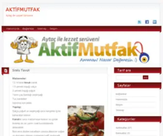 Aktifmutfak.com(AKTİFMUTFAK) Screenshot