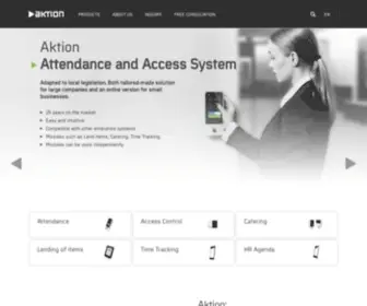 Aktion.eu(Attendance and access system) Screenshot