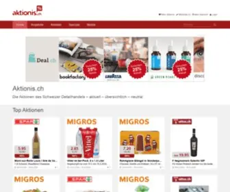 Aktionis.ch(Intelligent Aktionen einkaufen) Screenshot