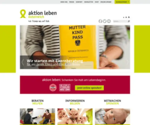 Aktionleben.at(Aktionleben) Screenshot