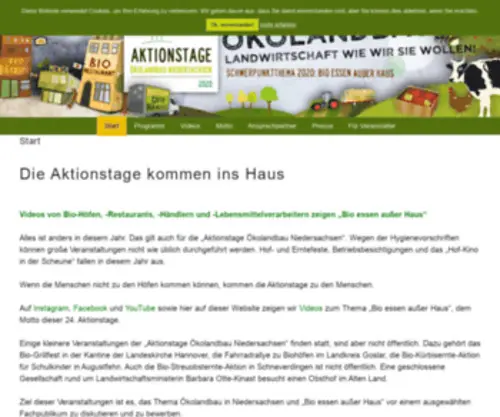 Aktionstage-Oekolandbau.de(Aktionstage) Screenshot