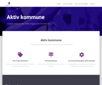 Aktiv-Kommune.no(En digital tjeneste for leie av lokaler og utstyr fra kommunen) Screenshot