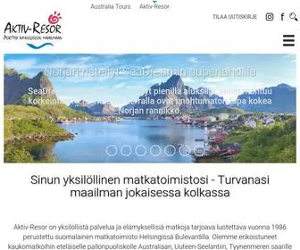 Aktiv-Resor.fi(Sinun yksilöllinen matkatoimistosi) Screenshot