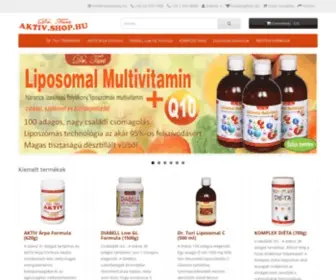Aktiv.shop.hu(AKTIV Shop) Screenshot