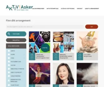 Aktiviasker.no(Hva skjer i Asker) Screenshot