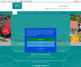 Aktivitalhotel.de(3 Sterne Hotel Bad Griesbach) Screenshot