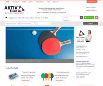 Aktivsport.hu(WebÁruház) Screenshot