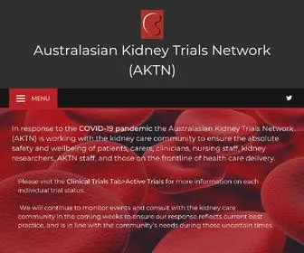 AKTN.org.au(Australasian Kidney Trials Network (AKTN)) Screenshot