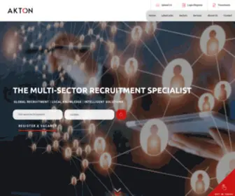 Aktonrecruitment.com(Akton) Screenshot