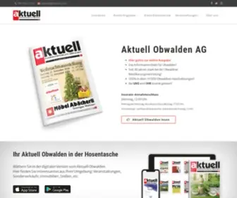 Aktuell.com(Aktuell Obwalden AG) Screenshot