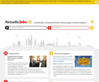 Aktuelle-Jobs.de(Aktuelle Jobs in Deutschland finden) Screenshot