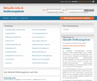 Aktuelle-Stellenangebote.net(Aktuelle Stellenangebote) Screenshot