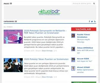 Aktuelpdr.net(Kişisel çabayla kurulmuş "Rehberlik ve Psikolojik Danışma" blog sitesidir) Screenshot