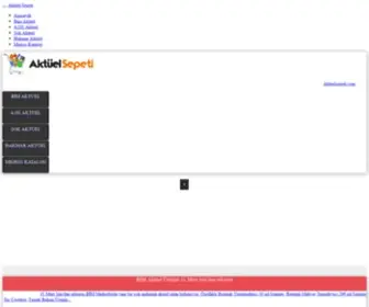 Aktuelsepeti.com(AKTÜEL SEPETİ) Screenshot