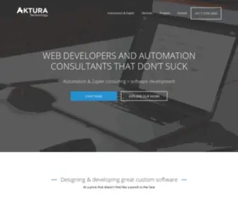 Akturatech.com(Aktura Technology) Screenshot