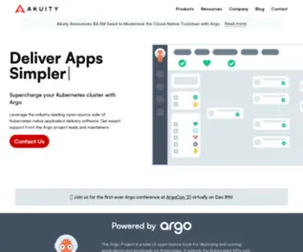 Akuity.io(The Enterprise Company for Argo) Screenshot