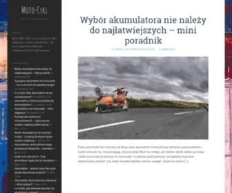 Akumulatory-Motocyklowe.com.pl(Czyli cykle o motocyklach) Screenshot