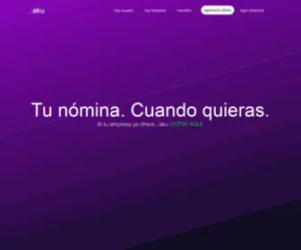 Aku.mx(Tu nómina) Screenshot