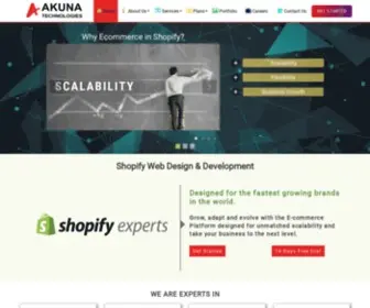 Akunatech.com(Akuna Technologies) Screenshot