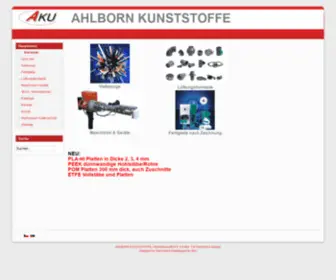 Akuplastics.com(Stäbe) Screenshot