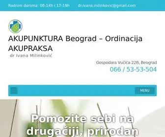 Akupunkturabeograd.rs(AKUPUNKTURA Beograd) Screenshot