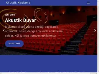 Akustikkaplama.net(Akustik Kaplama Akustik Panel Ses Yal) Screenshot