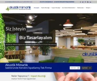 Akustikmimarlik.com(Akustik Mimarl) Screenshot