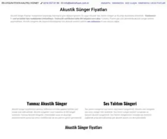 Akustiksungerfiyatlari.org(Tekno Foam®) Screenshot