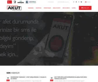 Akut.org.tr(Arama Kurtarma Derneği) Screenshot