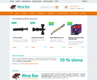 Akva-EXO.cz(Akva-Exo je internetový obchod s kamennou prodejnou v Brně (Úvoz 68)) Screenshot