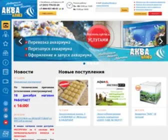 Akvabluz.ru(Аквариумы Челябинск) Screenshot