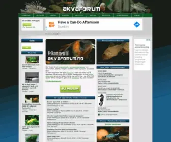 Akvaforum.no(Akvarium og akvariefisk) Screenshot