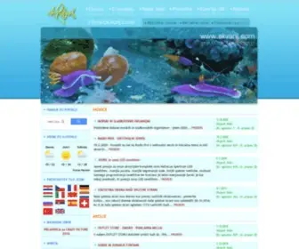 Akvarij.com(Ribniki, akvariji, fontane) Screenshot