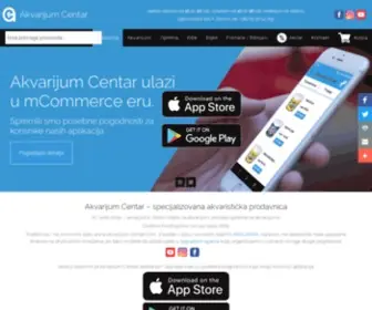 Akvarijum.net(Prodaja akvarijuma) Screenshot