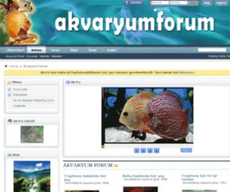 Akvaryumforum.com(Akvaryum Forum) Screenshot
