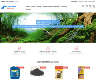 Akvashop.sk(Výroba akvárií) Screenshot