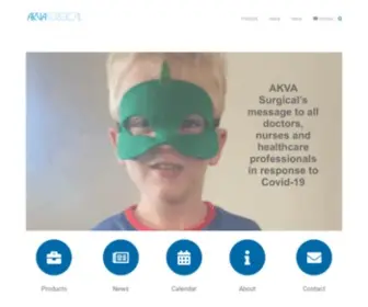 Akvasurgical.com(AKVA Surgical) Screenshot