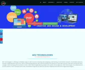 Akvtechnologies.com(Digital Marketing experts) Screenshot