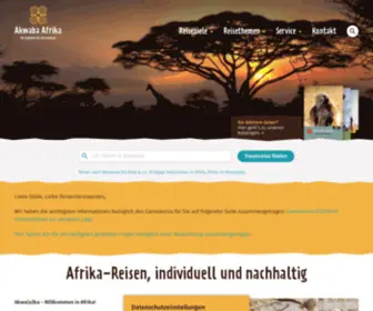 Akwaba-Afrika.de(Akwaba Afrika Reisen) Screenshot