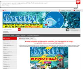 Akwamaniak.pl(Akwarystyczny) Screenshot