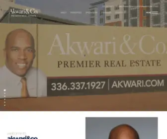 Akwari.com(Akwari & Company Greensboro North Carolina Real Estate Chidi Akwari) Screenshot