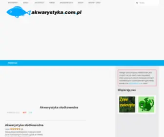 Akwarystyka.com.pl(Akwarystyka i akwarium) Screenshot