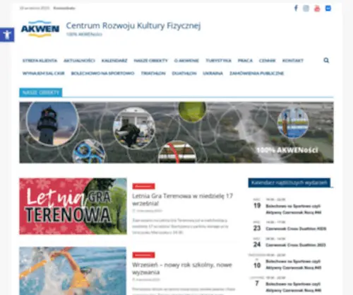 Akwenczerwonak.pl(Aktualności) Screenshot