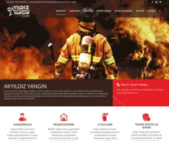 Akyildizyangin.com.tr(Akyıldız Yangın Güvenlik ve Elektronik Sistemleri İnş) Screenshot